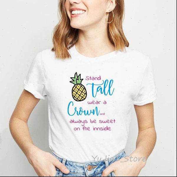 vogue womens t shirt camiseta mujer watercolor pineapple fruit print graphic tees women harajuku kawaii clothes tshirt, White
vogue womens t shirt camiseta mujer watercolor pineapple fruit print graphic tees women harajuku kawaii clothes tshirt, White