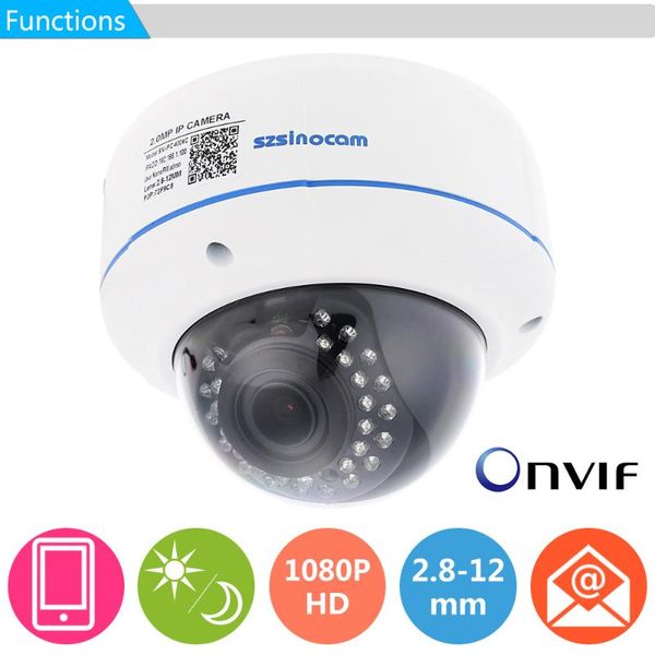 szsinocam hd 1080p ip camera 2.8-12mm 4x digital zoom h.264 onvif with 30pcs ir leds night vision cctv security cameras 
szsinocam hd 1080p ip camera 2.8-12mm 4x digital zoom h.264 onvif with 30pcs ir leds night vision cctv security cameras