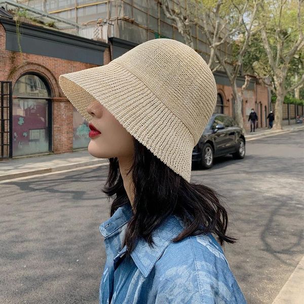 summer korean style chic hollow-out thin knitted fisherman hat japanese soft girl casual all-match artistic basin sun wide brim hats, Blue;gray
summer korean style chic hollow-out thin knitted fisherman hat japanese soft girl casual all-match artistic basin sun wide brim hats, Blue;gray