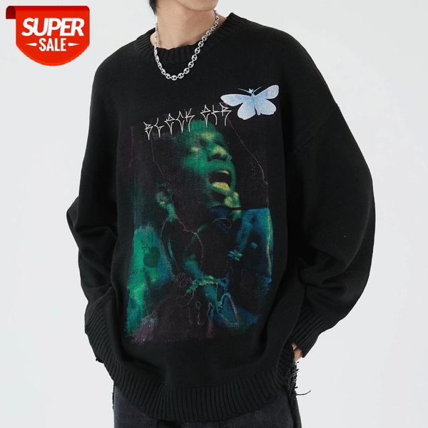 2020ss hip hop streetwear mens knitted sweater autumn harajuku butterfly boy oversize cotton loose pullover men clothing #p89g, White;black
2020ss hip hop streetwear mens knitted sweater autumn harajuku butterfly boy oversize cotton loose pullover men clothing #p89g, White;black