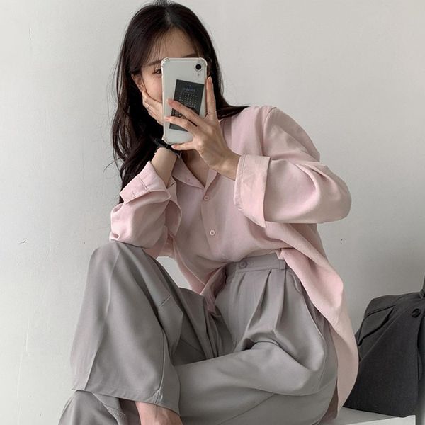 sweater office lady two sets sleeve pink shirts and high waist wide leg long pants piece outfits women casual suits ihao ac0u, White;black
sweater office lady two sets sleeve pink shirts and high waist wide leg long pants piece outfits women casual suits ihao ac0u, White;black