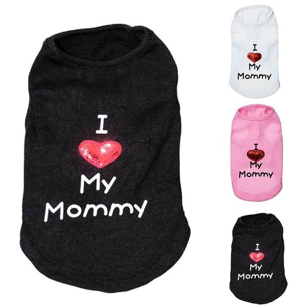 dog apparel cute i love my mommy daddy clothes comfort pet costume vest puppy cats coat clothing for t-shirt supplies
dog apparel cute i love my mommy daddy clothes comfort pet costume vest puppy cats coat clothing for t-shirt supplies