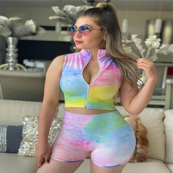 women's tracksuits two piece set clothing summer 2021 tie dye zipper sleeveless crop and shorts sets jogger tracksuit matching, Gray
women's tracksuits two piece set clothing summer 2021 tie dye zipper sleeveless crop and shorts sets jogger tracksuit matching, Gray