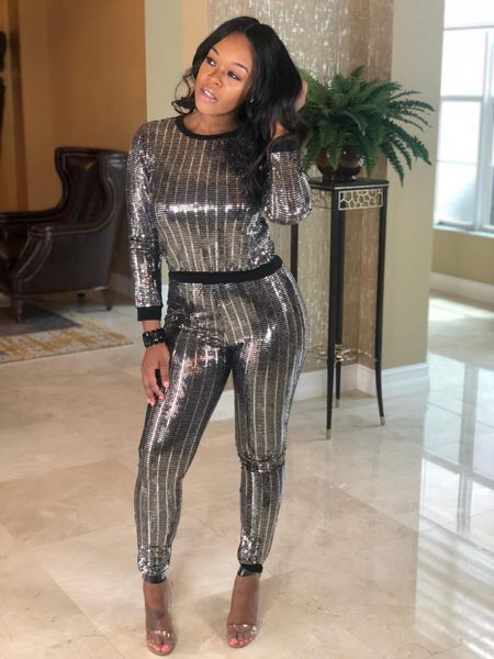 women's two piece pants casual tracksuit women fall sweatsuits for long sleeve sequins and slim skinny sweatpants 2 sets womens outfits, White
women's two piece pants casual tracksuit women fall sweatsuits for long sleeve sequins and slim skinny sweatpants 2 sets womens outfits, White