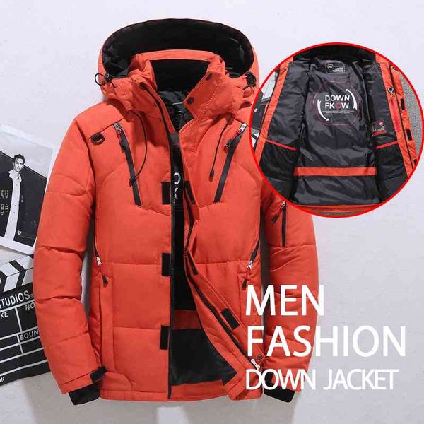 2021 down jacket male winter parkas men white duck hooded outdoor thick warm padded snow coat oversize, Black
2021 down jacket male winter parkas men white duck hooded outdoor thick warm padded snow coat oversize, Black