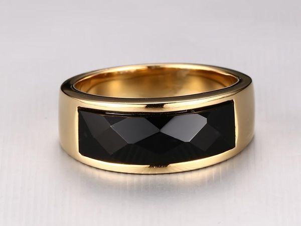 cluster rings fashion stainless steel gold-color black ring men male boy party gift trendy jewelry, Golden;silver
cluster rings fashion stainless steel gold-color black ring men male boy party gift trendy jewelry, Golden;silver
