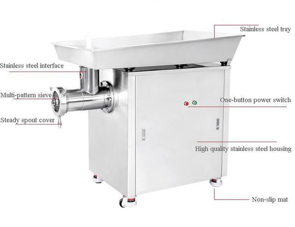 meat grinders multi-function electric mincer commercial 950kg/h grinder for raw pork stuff stuffing machine beef grinding
meat grinders multi-function electric mincer commercial 950kg/h grinder for raw pork stuff stuffing machine beef grinding
