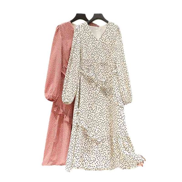 casual dresses elegant women dot v-neck 2021 fashion ladies cascading ruffles streetwear female chic chiffon sashes es 1gby, Black;gray
casual dresses elegant women dot v-neck 2021 fashion ladies cascading ruffles streetwear female chic chiffon sashes es 1gby, Black;gray