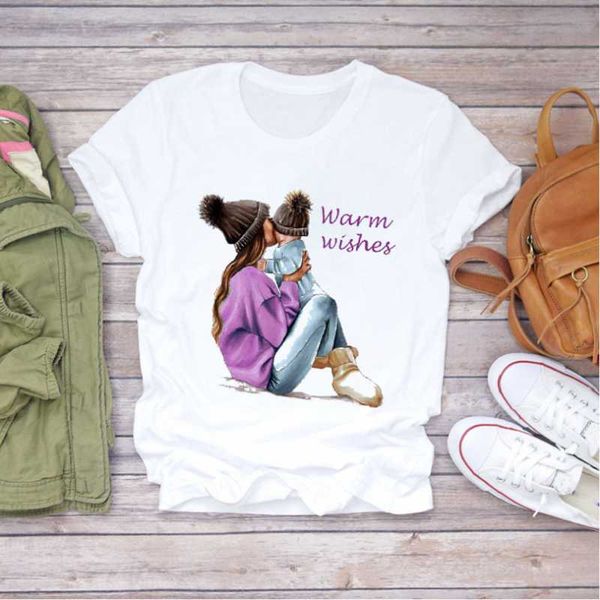 women's summer leisure fashion cartoon parent child printing trend street size short sleeve white t-shirt
women's summer leisure fashion cartoon parent child printing trend street size short sleeve white t-shirt