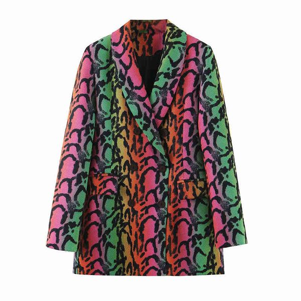 elegant women chic blazer office ladies pocket jackets casual female slim multicolor snake-skin suits button girls set 210427, White;black
elegant women chic blazer office ladies pocket jackets casual female slim multicolor snake-skin suits button girls set 210427, White;black
