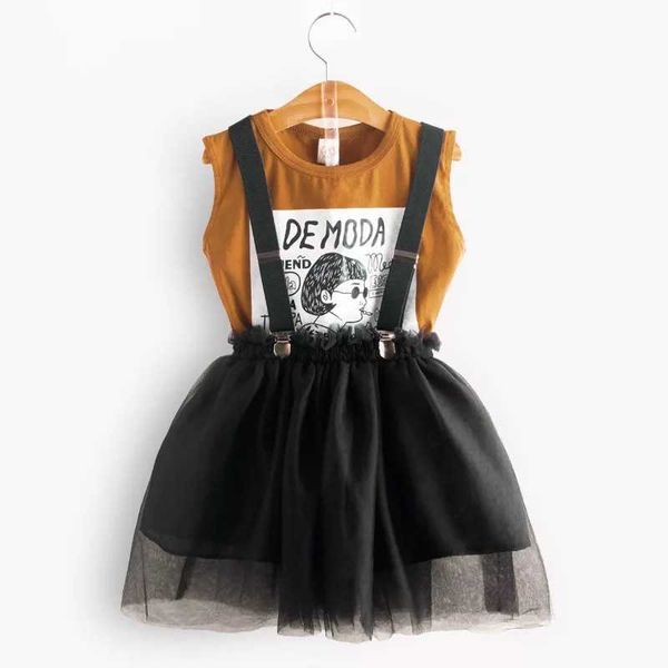 girl clothing sets kids clothes children cartoon sleeveless t-shirt+mesh skirt 2pcs suit cotton baby costume 2021 summer outfits x0902, White
girl clothing sets kids clothes children cartoon sleeveless t-shirt+mesh skirt 2pcs suit cotton baby costume 2021 summer outfits x0902, White