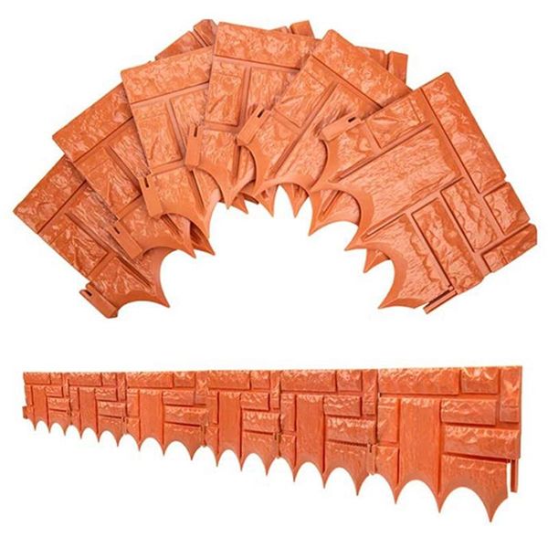 garden plastic fence edge, 6 pieces of decoration artificial landscape sidewalk 26x23cm (orange) fencing, trellis & gates
garden plastic fence edge, 6 pieces of decoration artificial landscape sidewalk 26x23cm (orange) fencing, trellis & gates