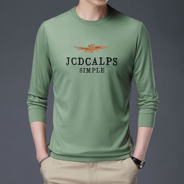 long sleeved t-shirt men's spring autumn thin round neck embroidery t-shirt middle-aged and youth trend sweater solid color loose, Black
long sleeved t-shirt men's spring autumn thin round neck embroidery t-shirt middle-aged and youth trend sweater solid color loose, Black