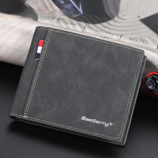 men's short pu leather wallets vintage purse multi-functional clutch card coin holder 8-5, Red;black
men's short pu leather wallets vintage purse multi-functional clutch card coin holder 8-5, Red;black