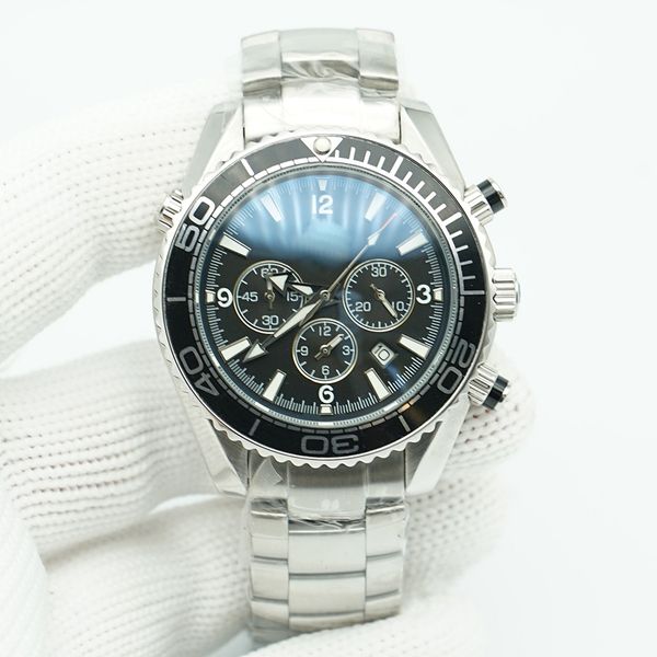 bezel planet meter black dial watch 44mm quartz chronograph ocean diver 600m stainless steel glass back sports sea mens watches267t, Slivery;brown
bezel planet meter black dial watch 44mm quartz chronograph ocean diver 600m stainless steel glass back sports sea mens watches267t, Slivery;brown
