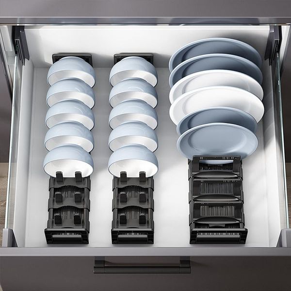 hooks & rails dish plate drying rack drainer stand drawer-type cabinet divider storage built-in drain
hooks & rails dish plate drying rack drainer stand drawer-type cabinet divider storage built-in drain