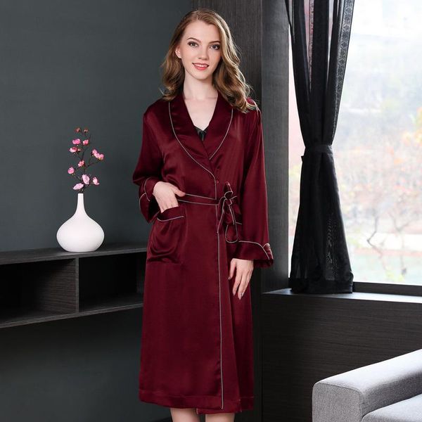 momme noble 100% genuine silk robes for women elegant red wedding kimono nightwear bathrobe bride women's sleepwear, Black;red
momme noble 100% genuine silk robes for women elegant red wedding kimono nightwear bathrobe bride women's sleepwear, Black;red