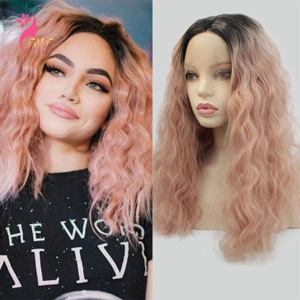 synthetic wigs lace front wig water wave ombre pink short bob heat resistant natural looking for women, Black
synthetic wigs lace front wig water wave ombre pink short bob heat resistant natural looking for women, Black