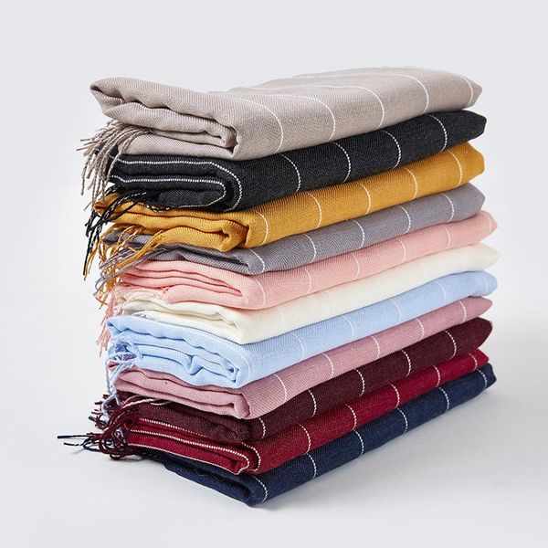 scarves 2021 winter warm scarf for women foulard femme tassels cashmere pashmina ladies shawls female striped muslim headscarf hijabs, Blue;gray
scarves 2021 winter warm scarf for women foulard femme tassels cashmere pashmina ladies shawls female striped muslim headscarf hijabs, Blue;gray