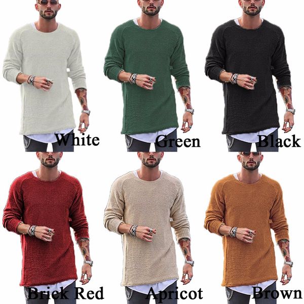 2021 autumn winter fashion brand clothing men's sweaters o-neck solid color slim fit cool men pullover 6 colors, White;black
2021 autumn winter fashion brand clothing men's sweaters o-neck solid color slim fit cool men pullover 6 colors, White;black