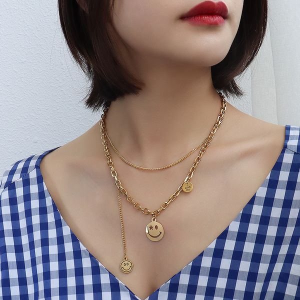 happy smile love you letter necklaces & pendants 45cm long dual chains for womens gift jewelry with box p105, Silver
happy smile love you letter necklaces & pendants 45cm long dual chains for womens gift jewelry with box p105, Silver