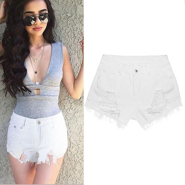 women's shorts feitong harajuku summer denim vadim short feminino women high waist ripped hole jeans whiote for #f, White;black
women's shorts feitong harajuku summer denim vadim short feminino women high waist ripped hole jeans whiote for #f, White;black