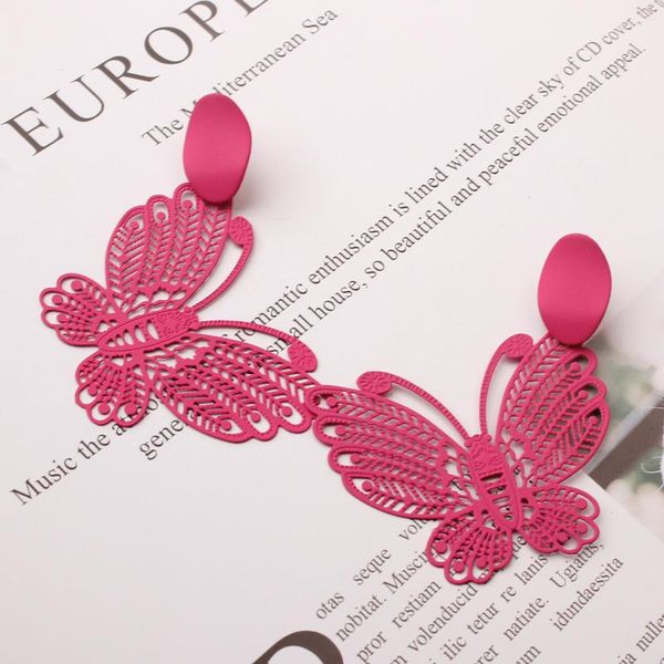 dangle & chandelier s925 stud earrings female explosion style fashion hollow metal spray paint butterfly paper-cut, Silver
dangle & chandelier s925 stud earrings female explosion style fashion hollow metal spray paint butterfly paper-cut, Silver