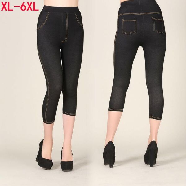 women's leggings women spring summer autumn high elastic imitation jeans female cultivate one's morality faux leggins, Black
women's leggings women spring summer autumn high elastic imitation jeans female cultivate one's morality faux leggins, Black
