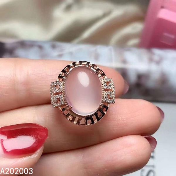 cluster rings kjjeaxcmy fine jewelry 925 sterling silver inlaid natural rose quartz female ring luxury support detection, Golden;silver 
cluster rings kjjeaxcmy fine jewelry 925 sterling silver inlaid natural rose quartz female ring luxury support detection, Golden;silver