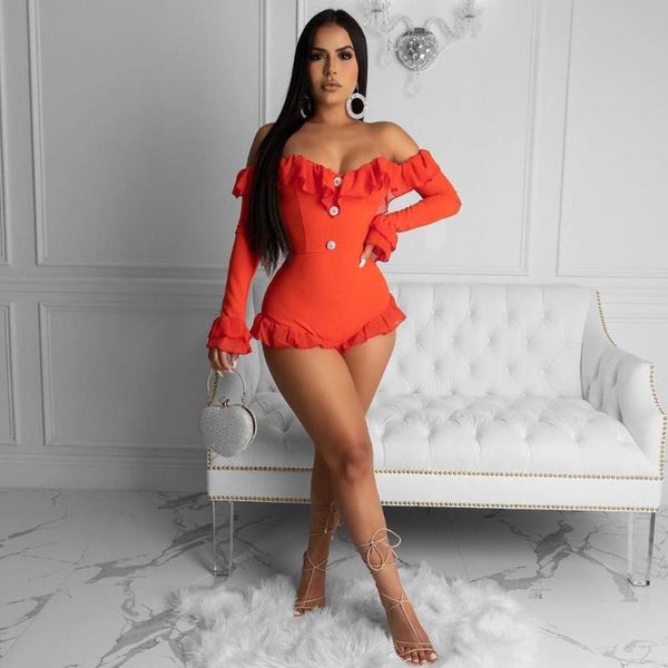 felyn 2021 quality playsuits ruffles off shoulder long sleeve summer night club rompers women's jumpsuits &, Black;white
felyn 2021 quality playsuits ruffles off shoulder long sleeve summer night club rompers women's jumpsuits &, Black;white