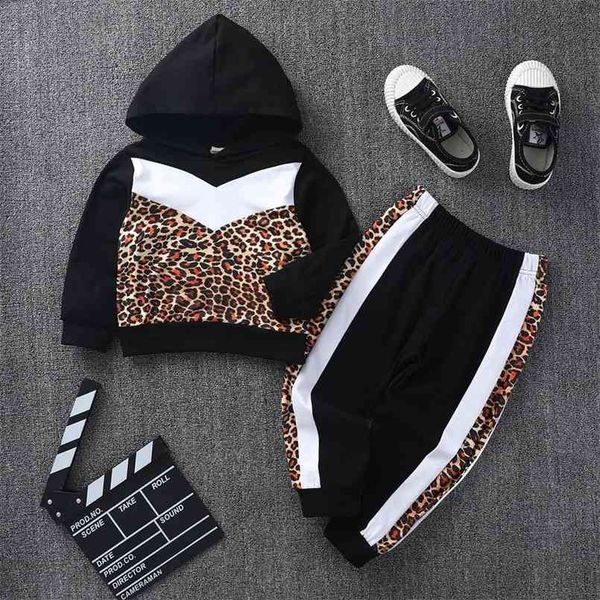 arrival autumn and winter 2-piece baby toddler leopard hooded pants set patchwork children clothing 210528, White
arrival autumn and winter 2-piece baby toddler leopard hooded pants set patchwork children clothing 210528, White