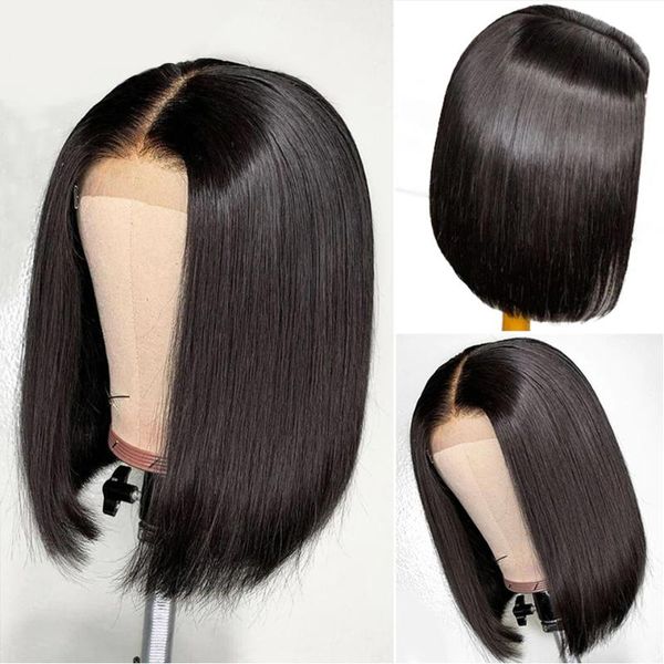 lace wigs short bob straight human hair for women pre pluck with baby 4x4 closure wig glueless remy, Black;brown
lace wigs short bob straight human hair for women pre pluck with baby 4x4 closure wig glueless remy, Black;brown