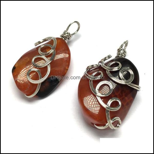 findings & components charms natural stone pendant irregar shape brown agates wire wrap for jewelry making diy bracelet necklace earring aes, Bronze;silver
findings & components charms natural stone pendant irregar shape brown agates wire wrap for jewelry making diy bracelet necklace earring aes, Bronze;silver