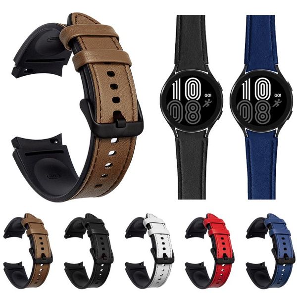 watch bands silicone+leather strap for samsung galaxy 4 classic 46mm 42mm/watch4 44mm 40mm band metal buckle wristbands bracelet belt, Black;brown
watch bands silicone+leather strap for samsung galaxy 4 classic 46mm 42mm/watch4 44mm 40mm band metal buckle wristbands bracelet belt, Black;brown