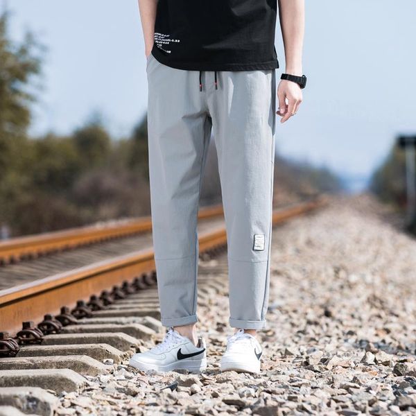 men's pants 2021 sports casual autumn trend harlan loose wild large size m-8xl solid color trousers men pantalones de hombre, Black
men's pants 2021 sports casual autumn trend harlan loose wild large size m-8xl solid color trousers men pantalones de hombre, Black