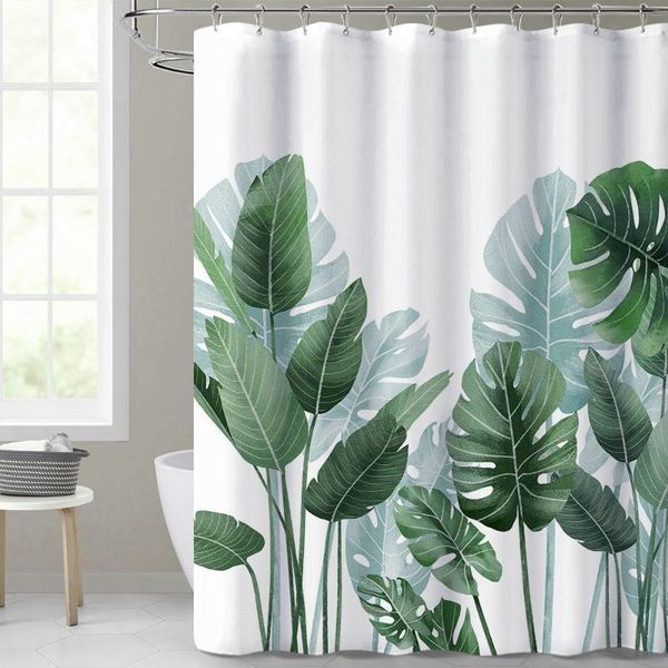 tropical green plants leaves shower curtain monstera leaf pattern waterproof cloth curtains home decor bath products with hooks
tropical green plants leaves shower curtain monstera leaf pattern waterproof cloth curtains home decor bath products with hooks