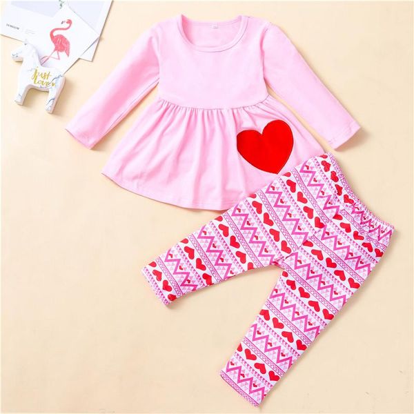 clothing sets 1-6 years girl 2pcs clothes set love heart printed ruffled hem with long pants for girls valentine day outfits, White
clothing sets 1-6 years girl 2pcs clothes set love heart printed ruffled hem with long pants for girls valentine day outfits, White