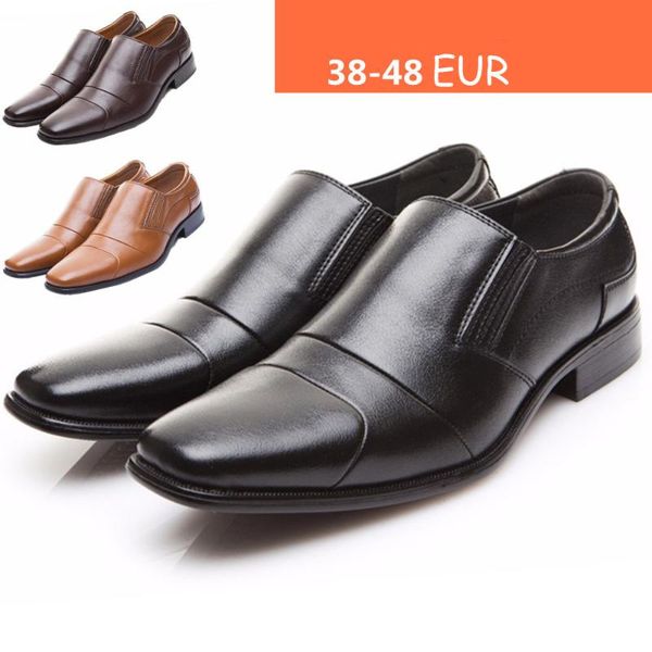 dress shoes men leather vintage formal 2021 spring square toe footwear large size 38-48, Black
dress shoes men leather vintage formal 2021 spring square toe footwear large size 38-48, Black