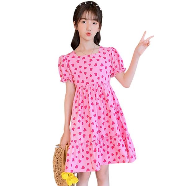 girl's dresses girls dress heart pattern for girl casual style children summer costume 6 8 10 12 14, Red;yellow
girl's dresses girls dress heart pattern for girl casual style children summer costume 6 8 10 12 14, Red;yellow