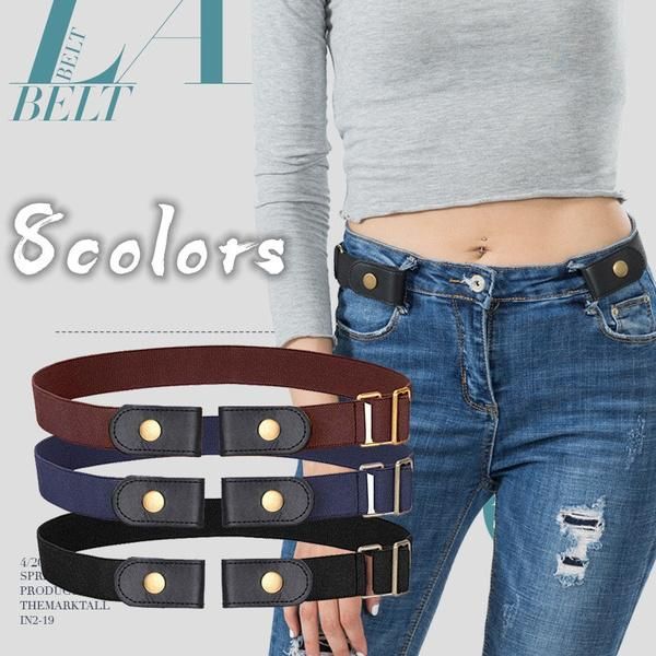 belts for women buckle-waist jeans pants no buckle stretch elastic belt men invisible drop, Black;brown
belts for women buckle-waist jeans pants no buckle stretch elastic belt men invisible drop, Black;brown