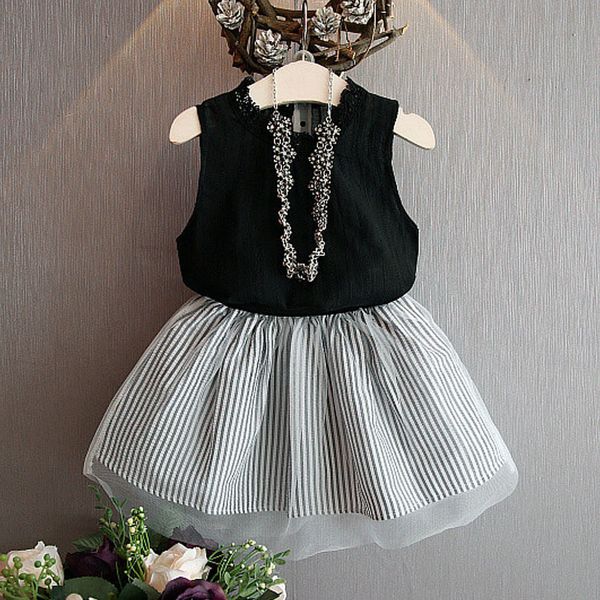 girls clothes sets summer fashion toddler outfits lace vest + mesh striped skirt 2pcs todler 210515, White
girls clothes sets summer fashion toddler outfits lace vest + mesh striped skirt 2pcs todler 210515, White