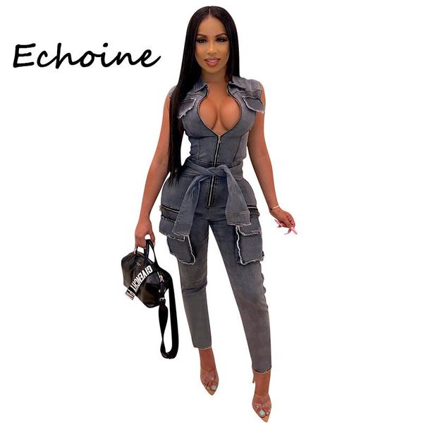 women's jumpsuits & rompers echoine fashion sleeveless jumpsuit front tie with zipper turn down collar long womens overall, Black;white
women's jumpsuits & rompers echoine fashion sleeveless jumpsuit front tie with zipper turn down collar long womens overall, Black;white