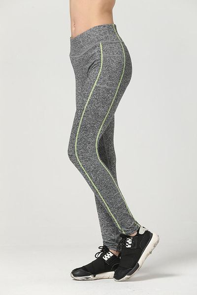 women's leggings women two thin lines fitness quick drying exercise high waist energy pants trousers ropa mujer, Black
women's leggings women two thin lines fitness quick drying exercise high waist energy pants trousers ropa mujer, Black