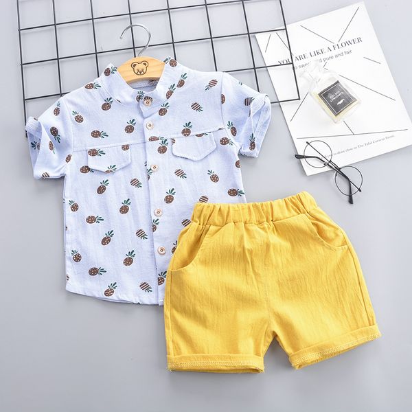 2021 summer boy clothing baby suit casual printed short sleeve shirt + shorts 2 pieces boy clothes set, White
2021 summer boy clothing baby suit casual printed short sleeve shirt + shorts 2 pieces boy clothes set, White