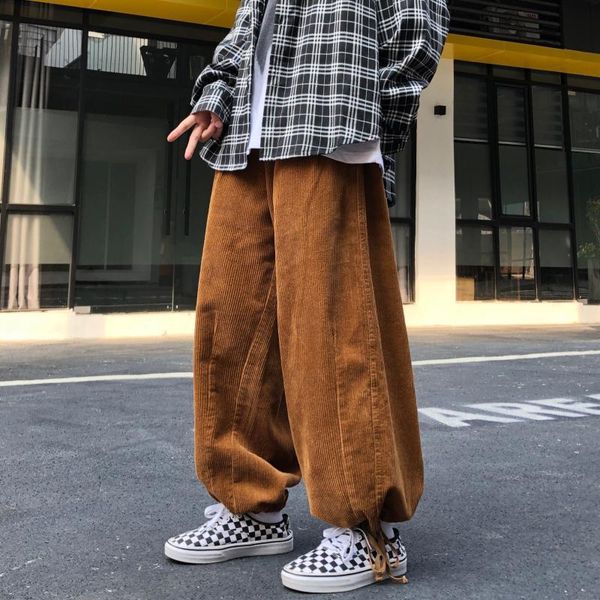 men's pants m-3xl mens expanding waist needle cord trousers loose fit style smart casual streetwear bottoms corduroy with big pockets, Black
men's pants m-3xl mens expanding waist needle cord trousers loose fit style smart casual streetwear bottoms corduroy with big pockets, Black