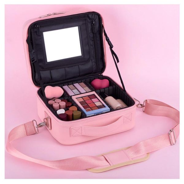 women professional cosmetic makeup bag travel organizer with mirror make up storage beauty suitcase for artist bags & cases
women professional cosmetic makeup bag travel organizer with mirror make up storage beauty suitcase for artist bags & cases