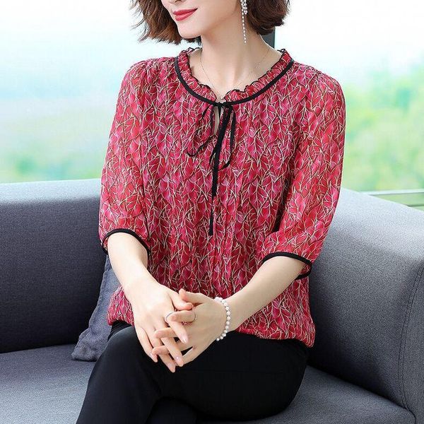 floral chiffon shirt women's spring, summer and autumn 2021 style, loose thin fashion t-shirt, White
floral chiffon shirt women's spring, summer and autumn 2021 style, loose thin fashion t-shirt, White
