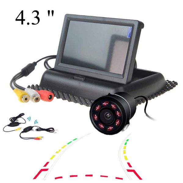 car video 4.3 inch rear view monitor hd foldable reversing display night vision dynamic trajectory backup parking camera for vehicle
car video 4.3 inch rear view monitor hd foldable reversing display night vision dynamic trajectory backup parking camera for vehicle