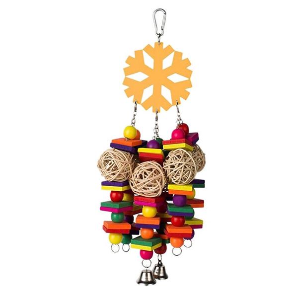 bird toys parrot parrots cage chewing toy with bells colorful wood beads multicolored wooden block bite for a variety other supplies
bird toys parrot parrots cage chewing toy with bells colorful wood beads multicolored wooden block bite for a variety other supplies