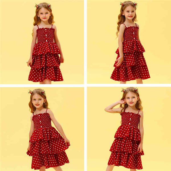classic summer girls dress elegant sling polka-dot princess costume wedding ceremongy children clothes kids cake dresses for girl, Red;yellow
classic summer girls dress elegant sling polka-dot princess costume wedding ceremongy children clothes kids cake dresses for girl, Red;yellow